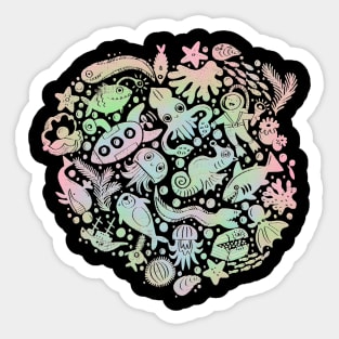 Deep Sea Adventure - Rainbow Sticker